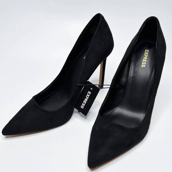 Express Classic Black Heels - Picture 3 of 12